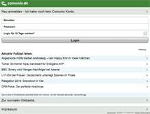 Tablet Screenshot of comunio.net