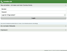 Tablet Screenshot of comduo.comunio.de