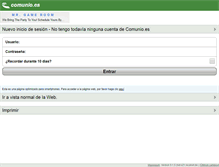 Tablet Screenshot of comunio.es